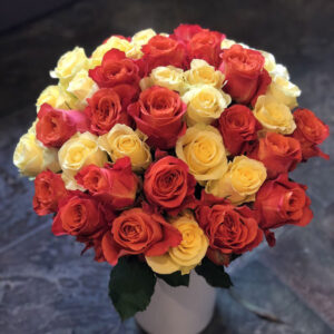 Cusom Bright Rose Bouquet